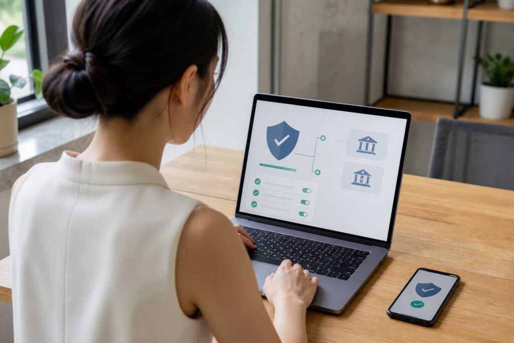 AI審査対応ファクタリング5社を比較するイメージ