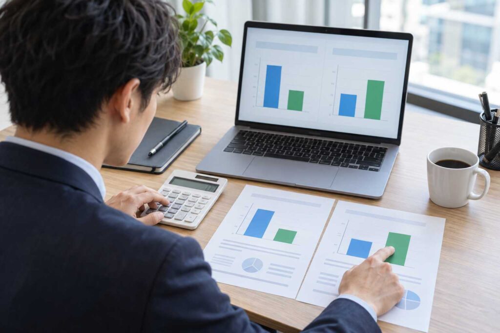 ファクタリング会社の乗り換え条件を確認する経営者