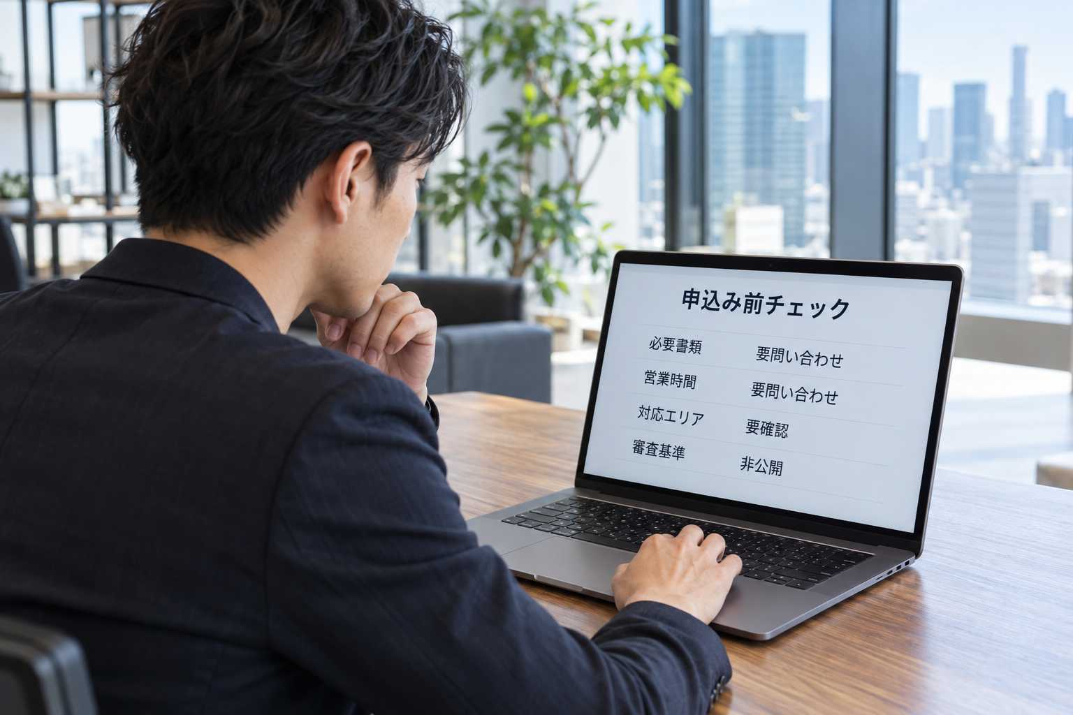 うりかけ堂の申込み方法を確認するイメージ