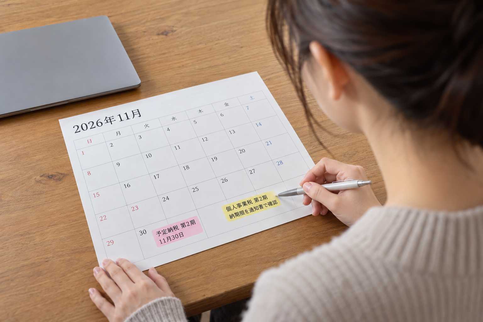予定納税と個人事業税が重なる仕組み